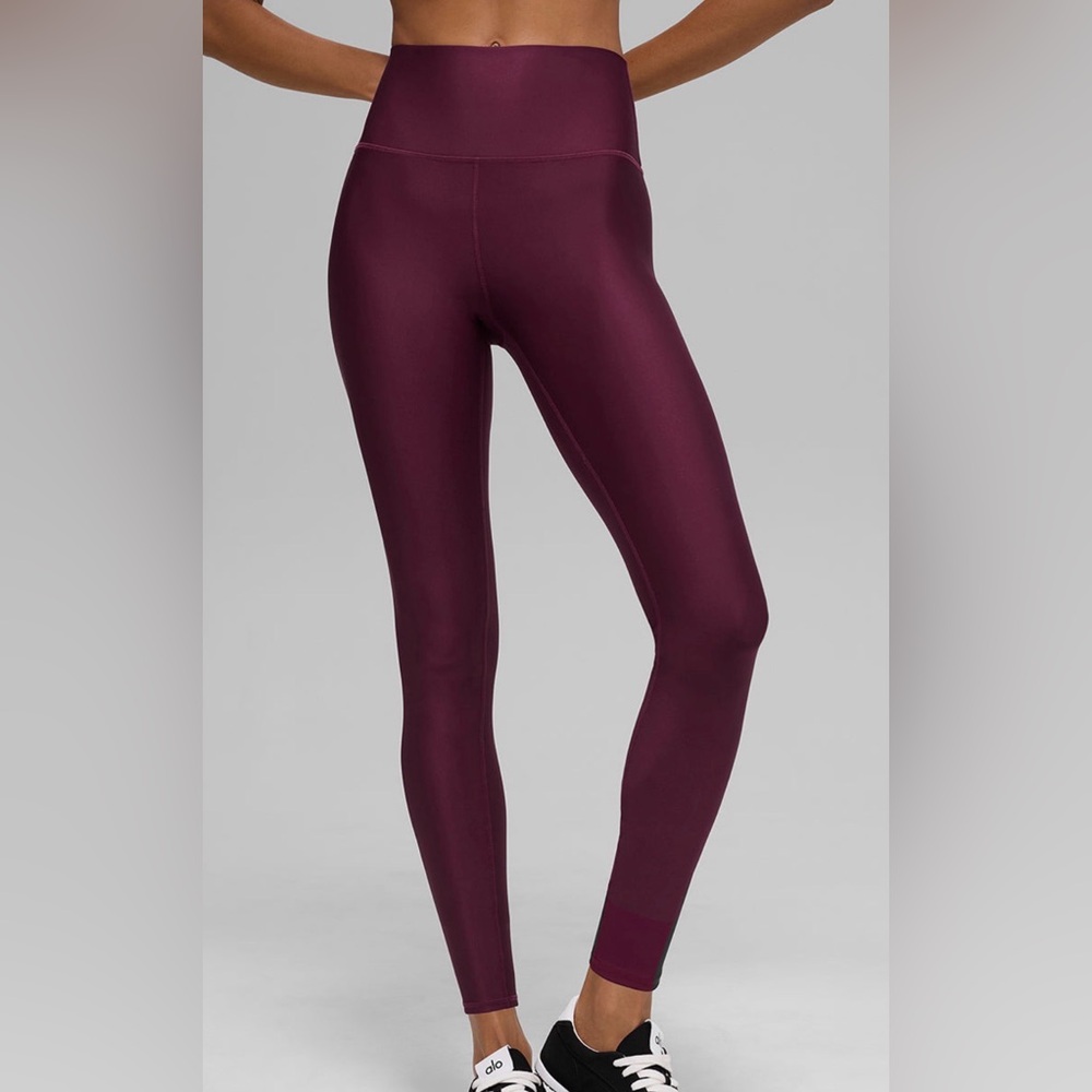 ALO Yoga Burgundy Leggings 7/8